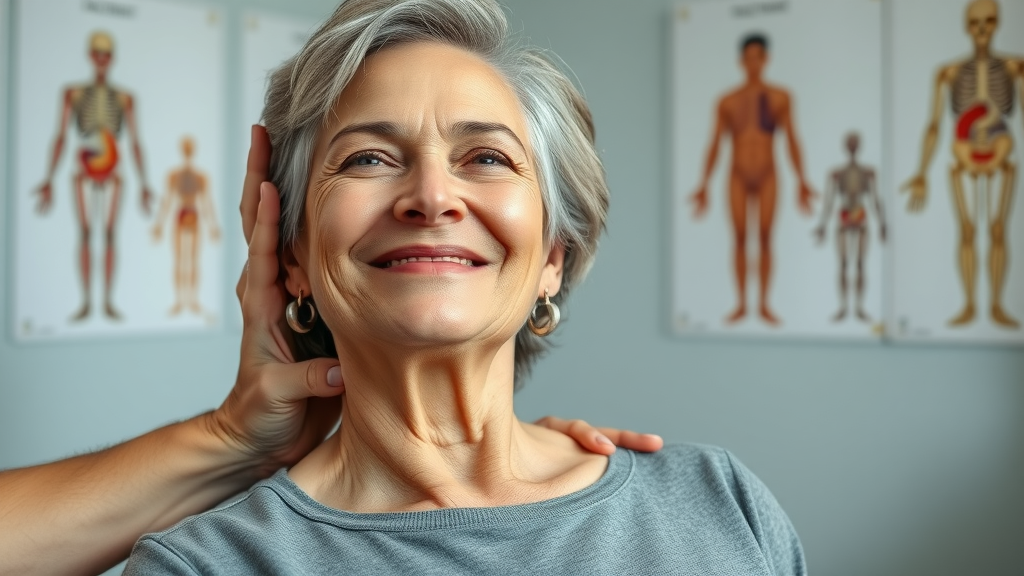 Chiropractor in Gig Harbor performing gentle chiropractic treatment for neck pain relief in a welcoming clinic