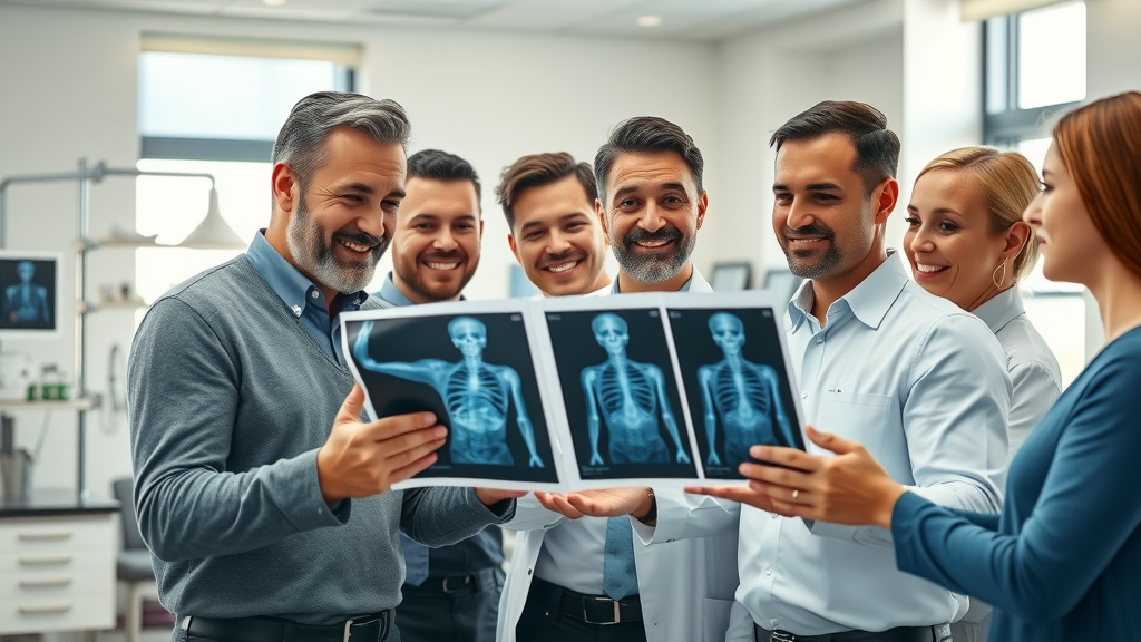 team of sports medicine and physical therapy experts at gig harbor chiropractic wellness center, reviewing x-rays