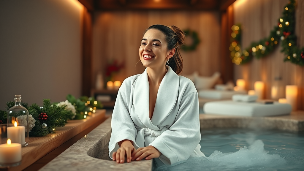 Spa relaxation during Christmas in Victoria Canada at Fairmont Empress