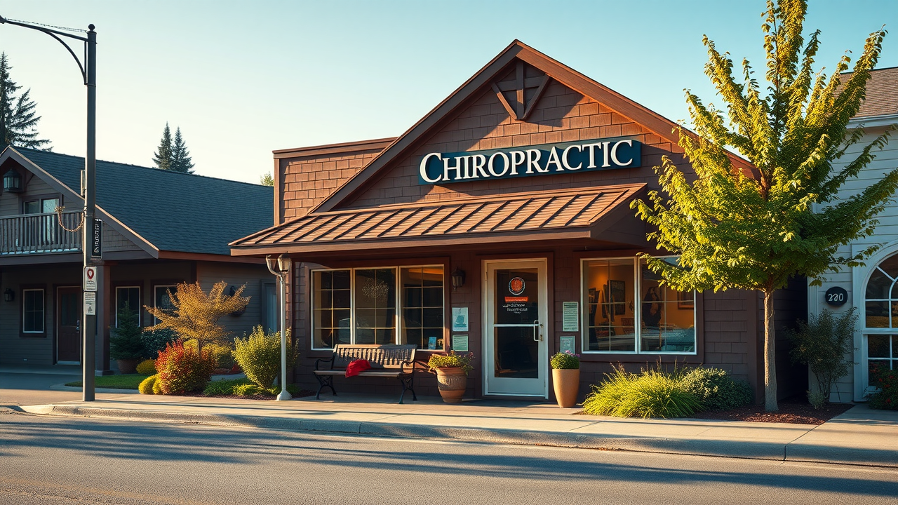 fox chiropractic wellness center exterior in gig harbor with inviting entrance