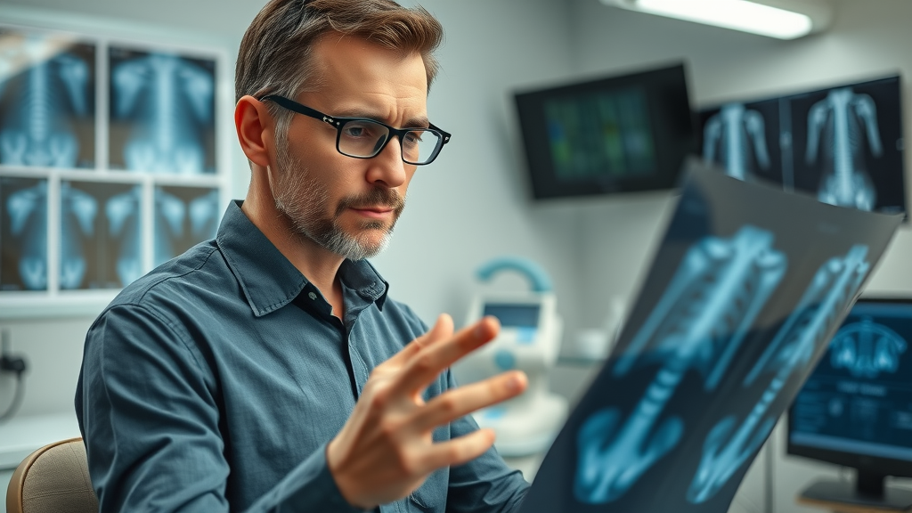 back pain chiropractor gig harbor reviewing x-rays for treatment safety