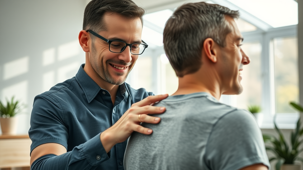 professional chiropractor performing spinal adjustment on patient in Gig Harbor chiropractic wellness center