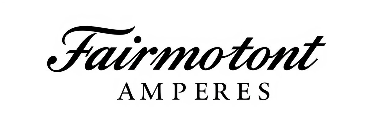 Elegant Fairmont Empress hotel logo for christmas in victoria canada