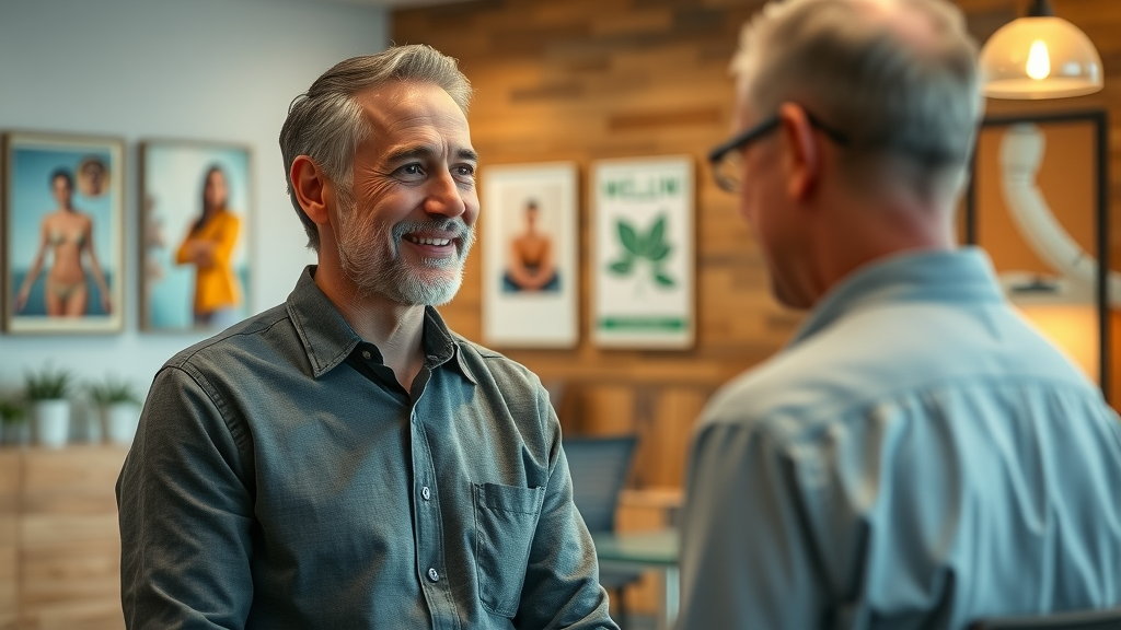 Consulting with a new harbor chiropractor in Gig Harbor - welcoming clinic