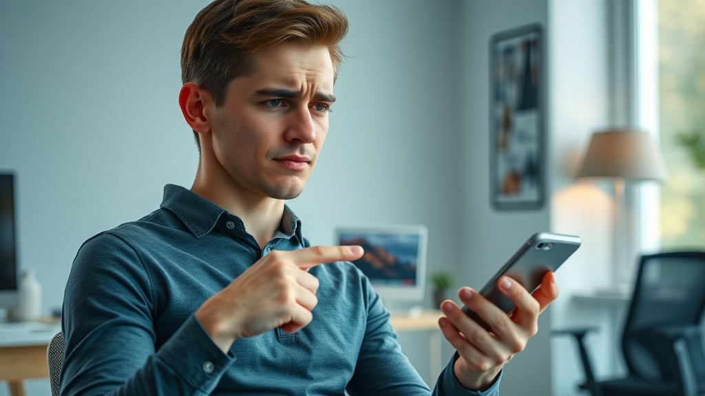 Young adult showing phases of poor posture and tech neck, home or office with back pain, neck pain chiropractor gig harbor