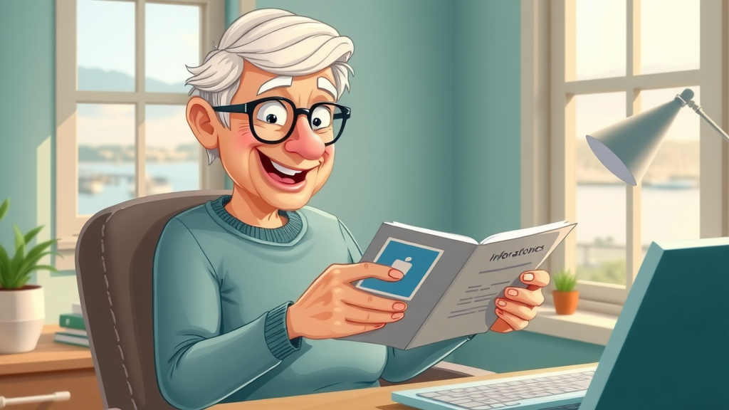 Gig Harbor resident downloading neck pain chiropractor guide at home, eager and comfortable