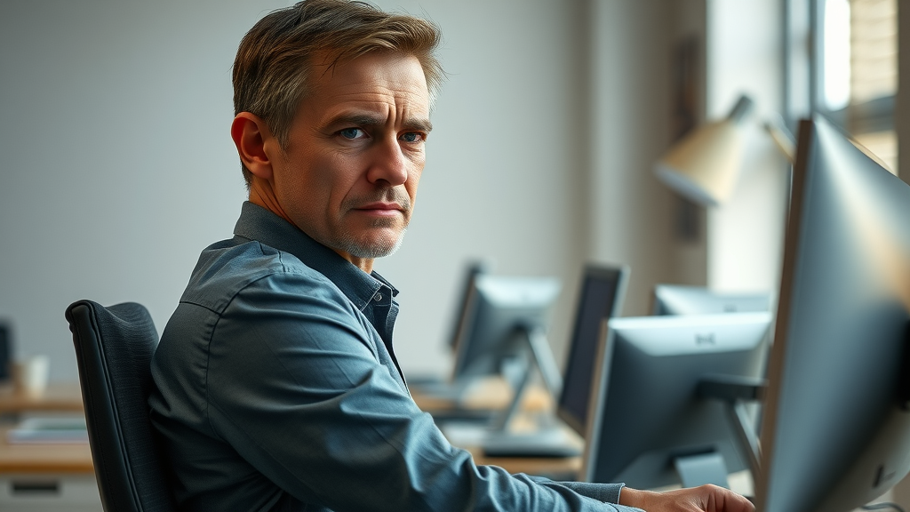 Poor posture leading to neck pain at work in Gig Harbor