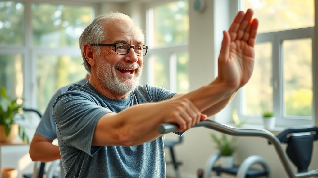 gig harbor chiropractor with patient improving range of motion and flexibility in chiropractic wellness center