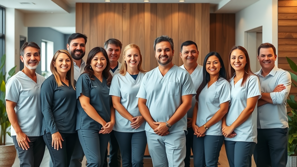 Caring Fox Chiropractic Wellness Center staff in Gig Harbor lobby