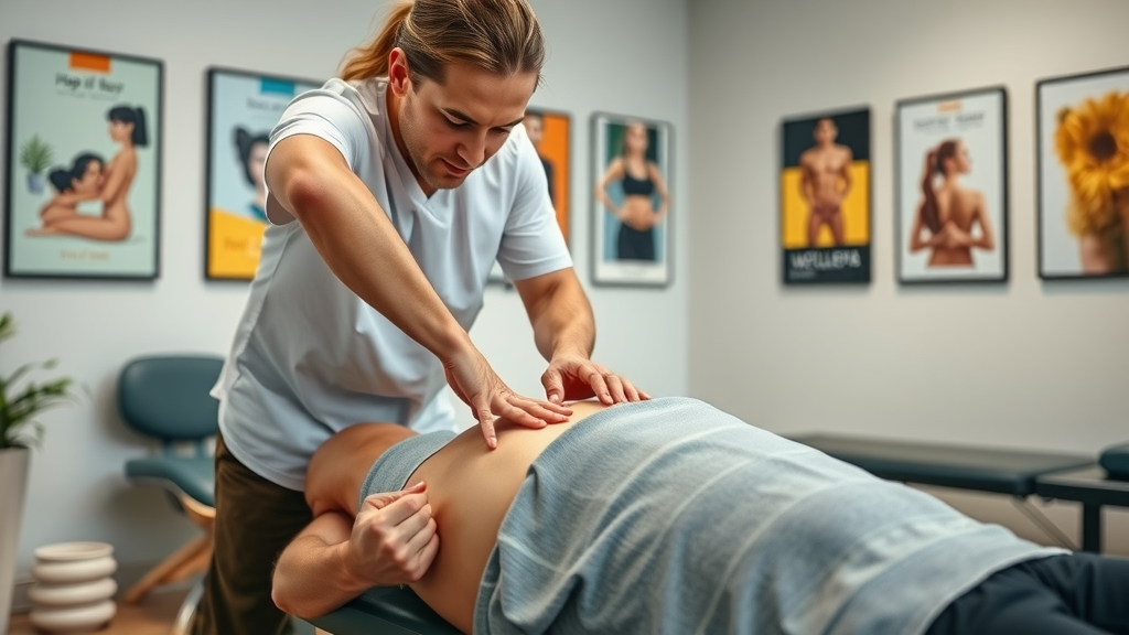 chiropractic adjustment in Gig Harbor, focused chiropractor performing spinal alignment for back pain relief