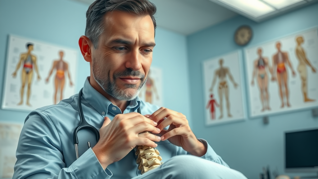 Holistic chiropractor Gig Harbor performing gentle spinal adjustment, precise alignment for pain relief and nervous system health in a modern treatment room.