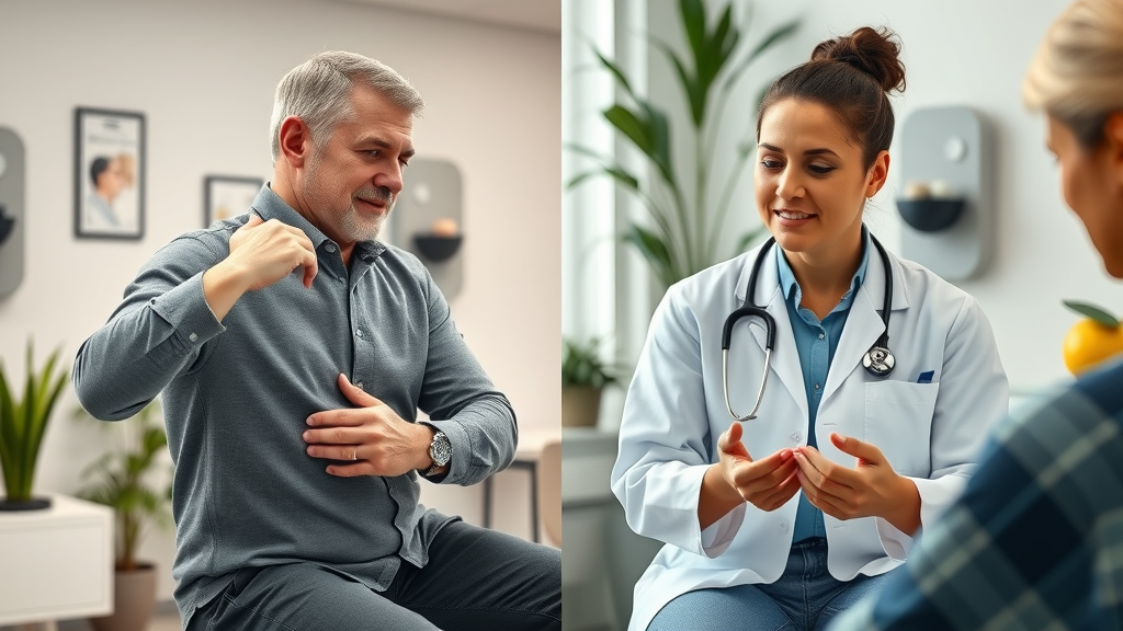 Comparing traditional chiropractor and holistic chiropractor in Gig Harbor—manual spinal adjustment vs. consultation with lifestyle and nutrition focus.