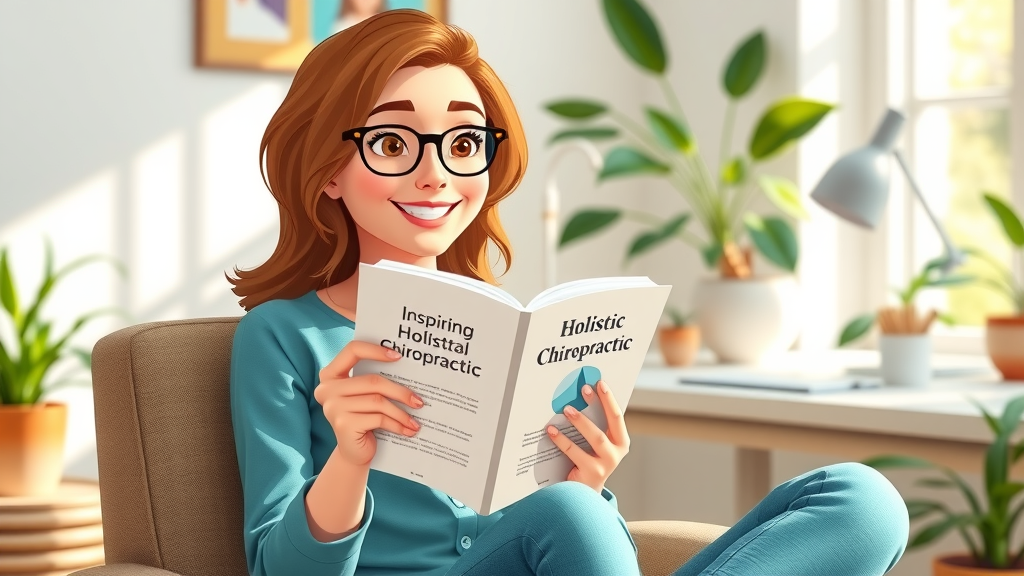 reader holding free chiropractic guide gig harbor holistic wellness