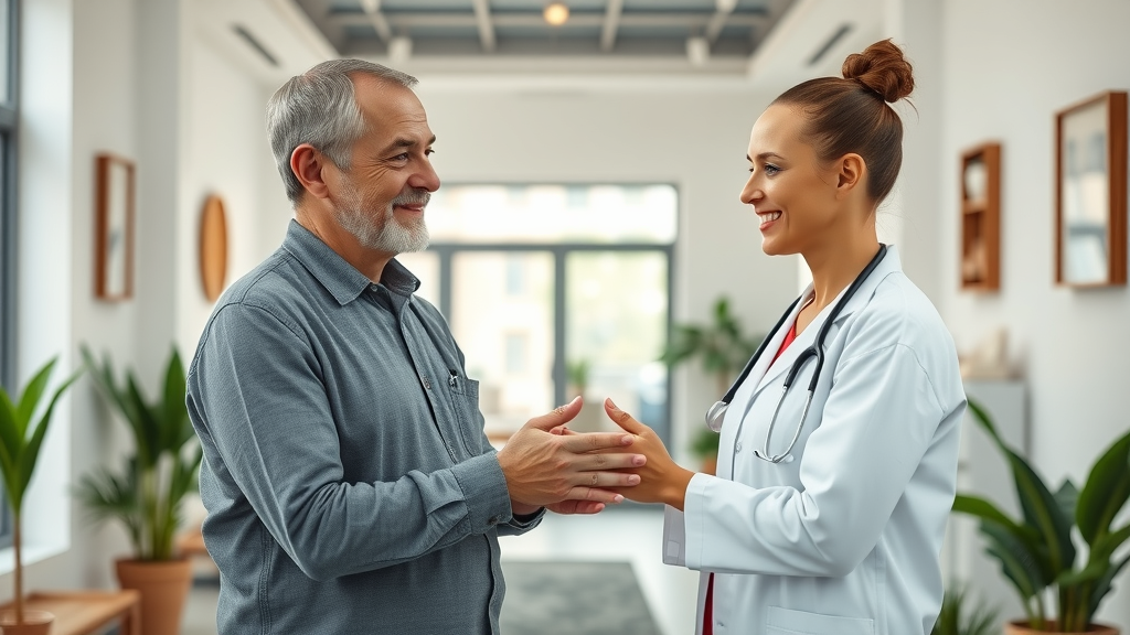 Peaceful modern chiropractic wellness clinic interior, holistic chiropractor gig harbor, welcoming atmosphere, natural lighting and wellness decor