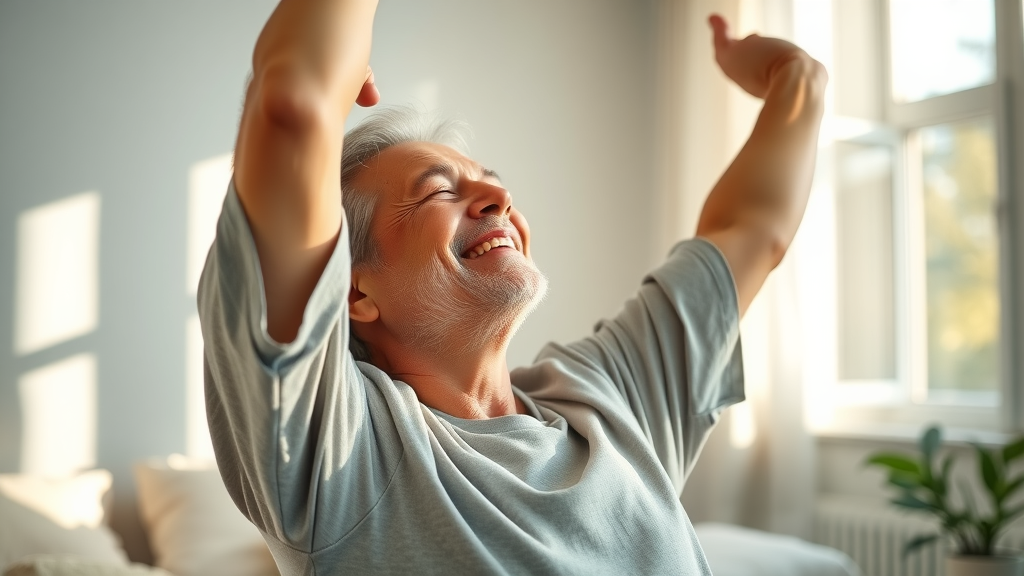 serene adult enjoying pain relief after holistic chiropractor gig harbor chiropractic treatment in Gig Harbor