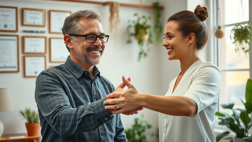 happy patient and holistic chiropractor Gig Harbor success story patient wellness